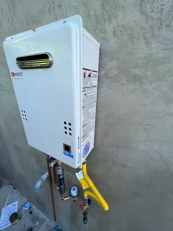 Tankless water heater installation for Thorndale homes